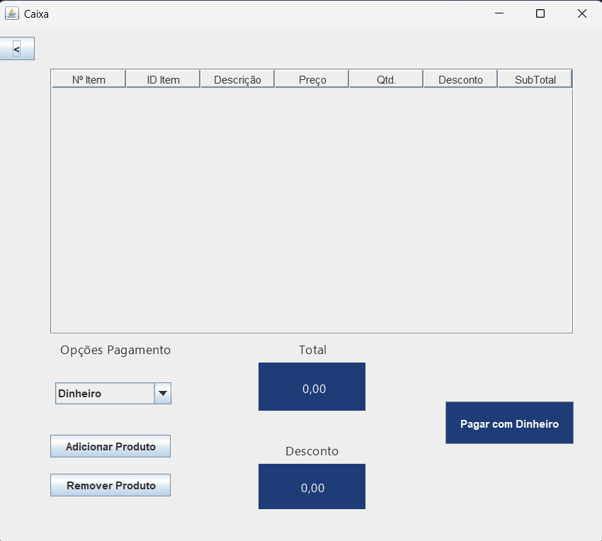 Uma foto de um dos projetos de isabela, é sobre um supermercado fictício.